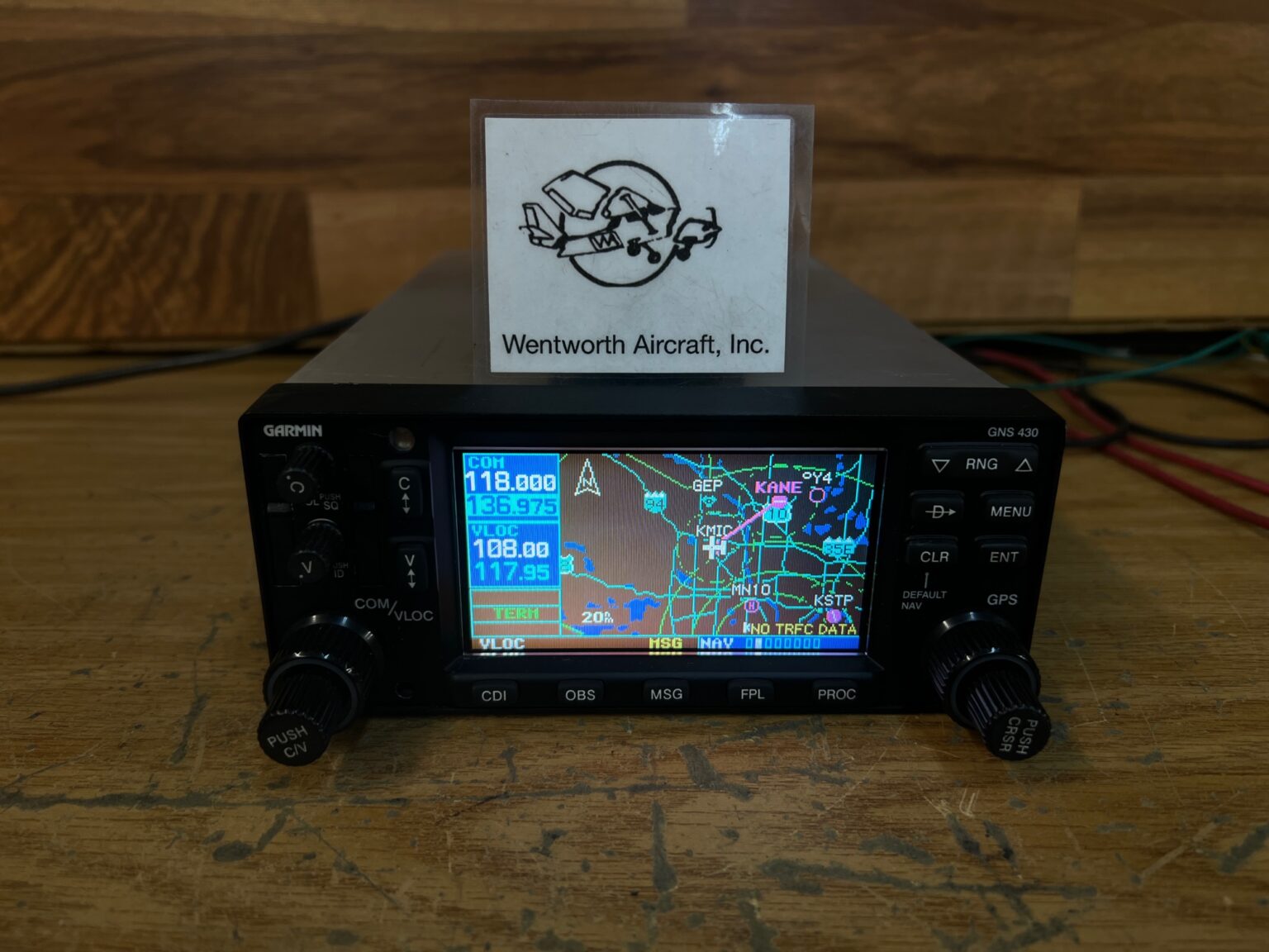 GARMIN GNS-430W WAAS GPS - Wentworth Aircraft