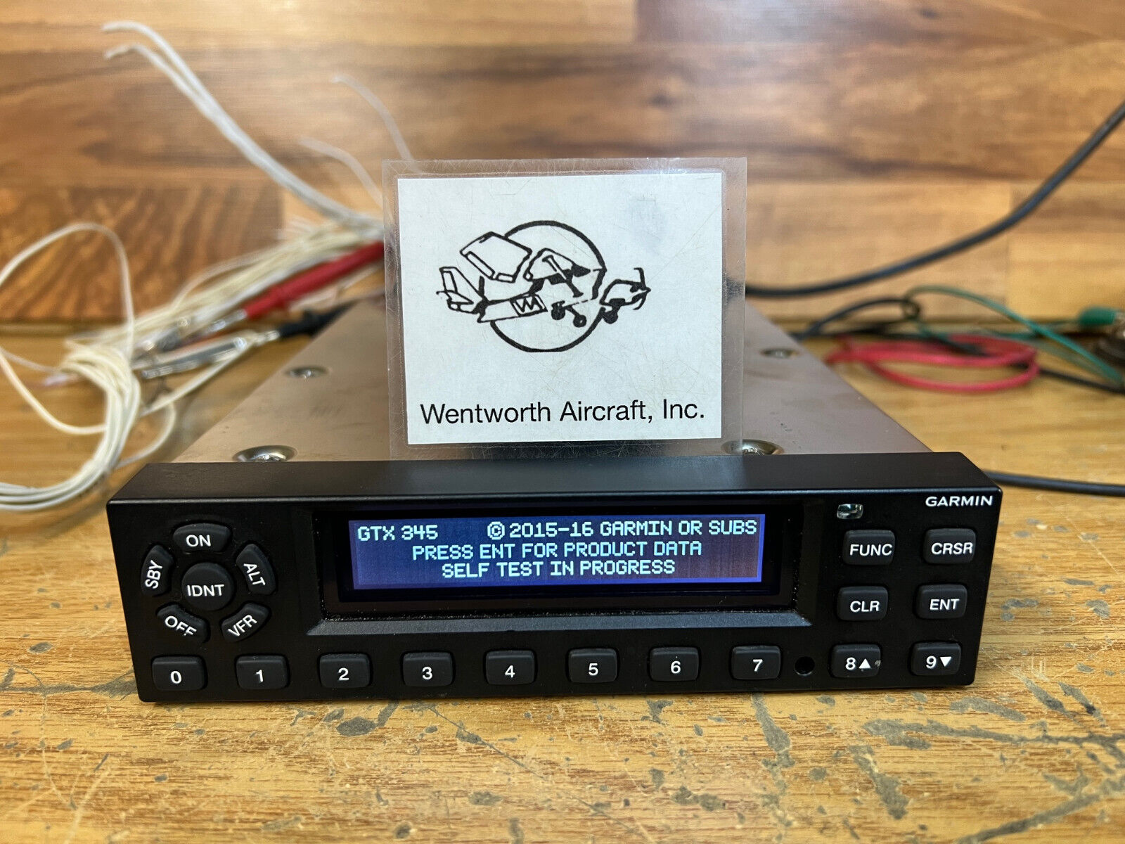 GARMIN GTX-345(NON WAAS) ADS-B IN/OUT TRANSPONDER WITH TRAY, CONNECTORS ...